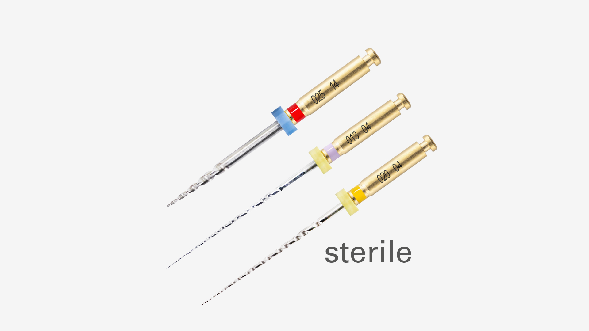 JIZAI Orifice und Gleitpfad KIT sterile NiTi-Feilen (3 Feilen / Pck) – Endodontie