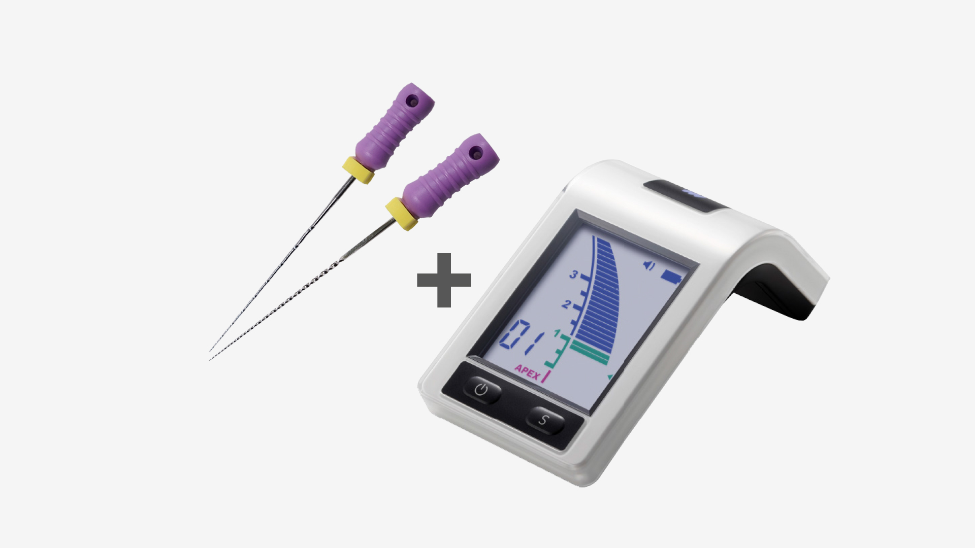 Apex Lokator Root ZX Mini und Endodontie Handfeilen von MANI - Set