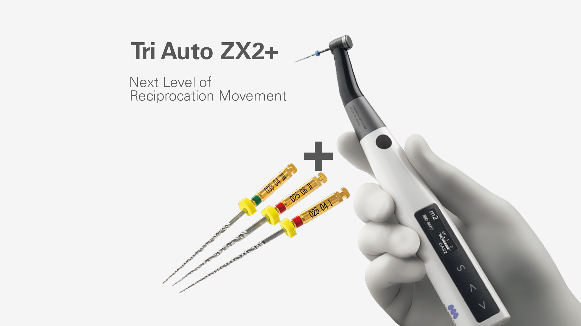 Tri Auto ZX2+ Endo Motor mit Apex Locator und Endodontie NiTi-Feilen von MANI – Set