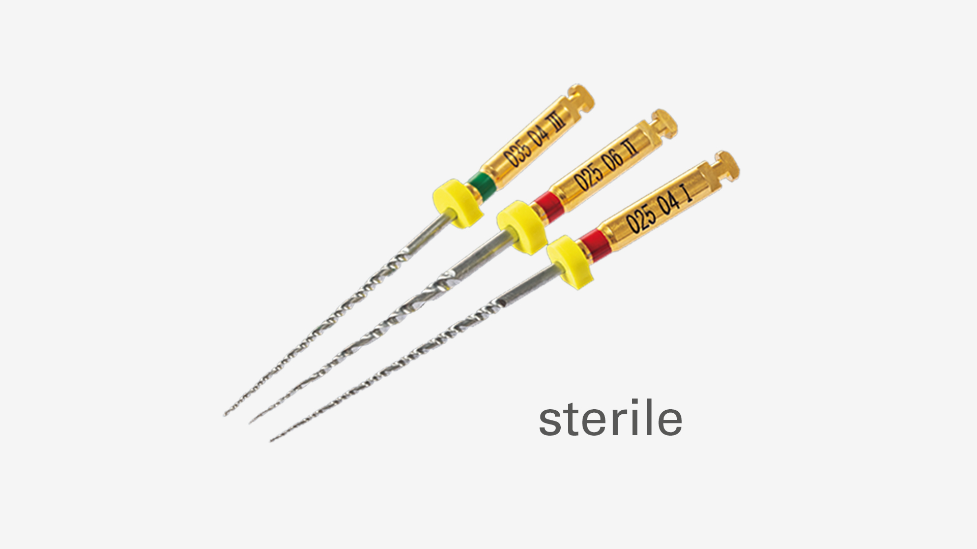 JIZAI KIT sterile NiTi Formgebungsfeilen (3 Feilen / Pck) – Endondontie