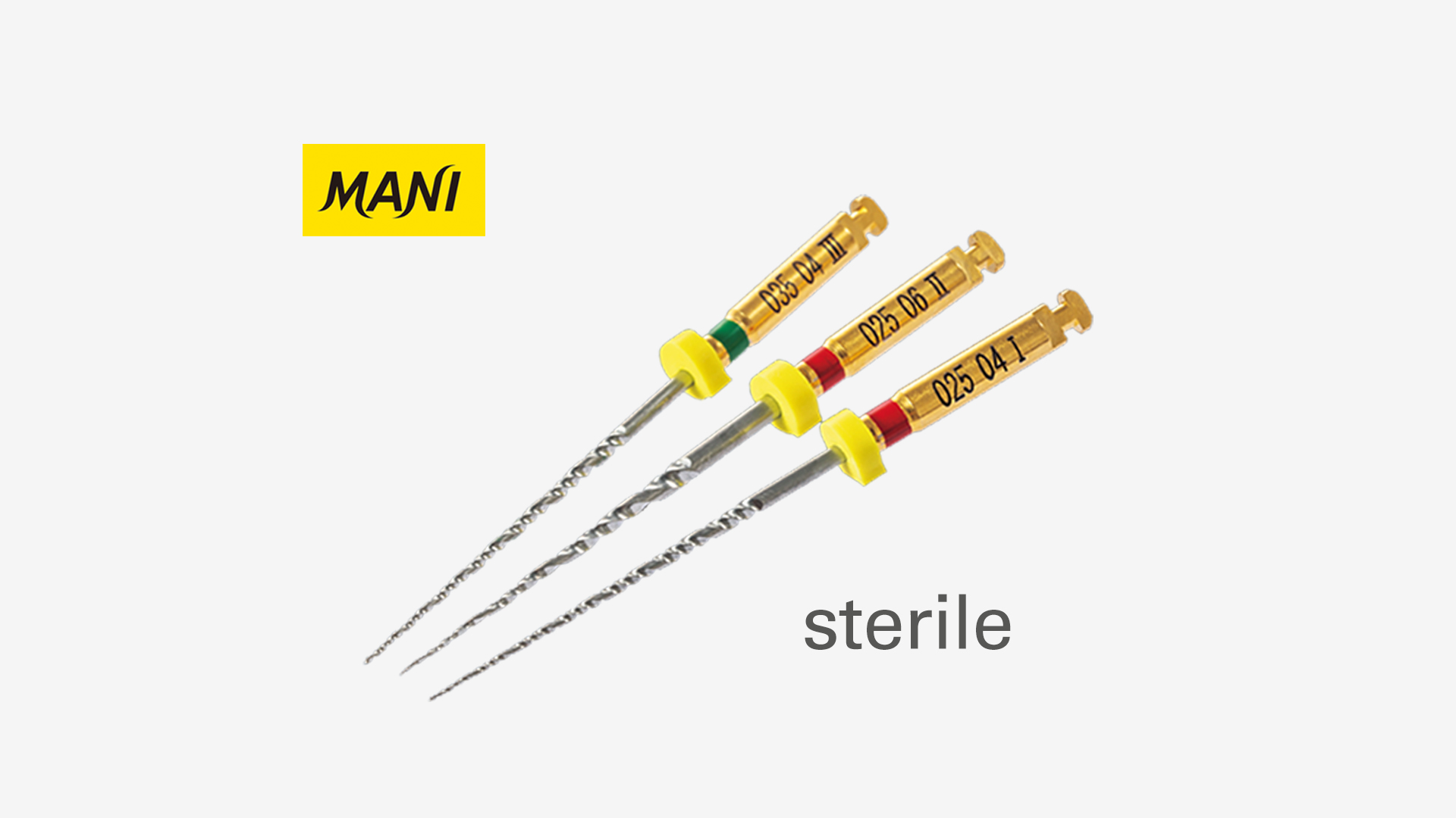 JIZAI KIT sterile NiTi Formgebungsfeilen (3 Feilen / Pck) – Endondontie